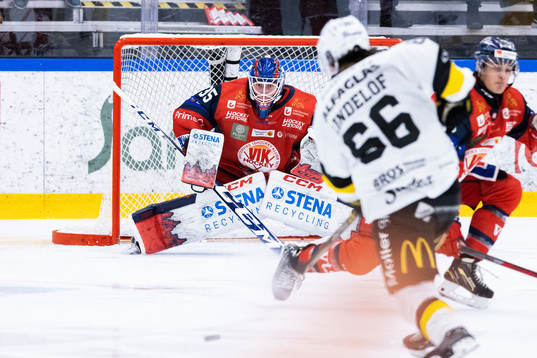 Västerviks målvakt Emil Kruse