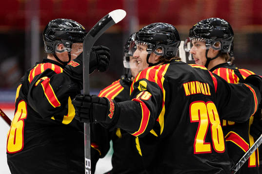 Brynäs Johannes Kinnvall jublar