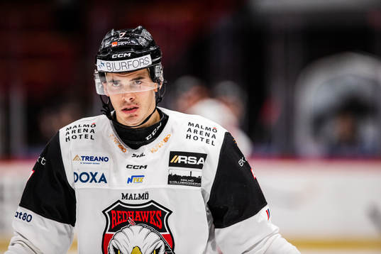 Malmö Redhawks Oliver Lauridsen deppar