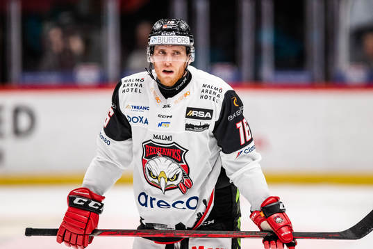 Malmö Redhawks Matias Lassen deppar