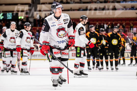 Malmö Redhawks Emil Sylvegård deppar
