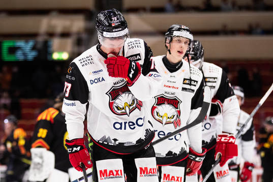 Malmö Redhawks Adam Ollas Mattsson deppar