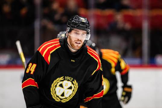 Brynäs Oscar Eklind jublar