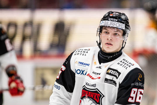 Malmö Redhawks Lukas Wernblom deppar