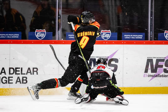Brynäs William Strömgren och Malmö Redhawks Johan