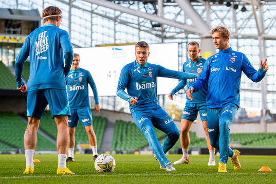 Fredrik André Bjørkan and Ola Solbakken of the Norwegian