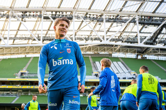 Martin Ødegaard of the Norwegian national football team
