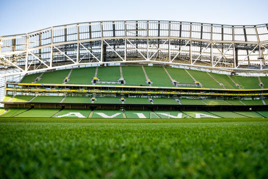 General view of Aviva Stadium
