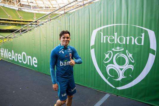 Hugo Vetlesen of the Norwegian national football team
