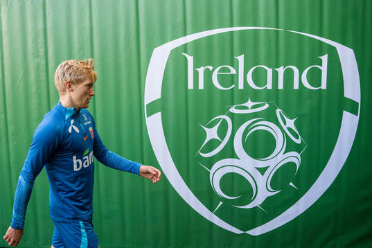 Birger Meling of the Norwegian national football team
