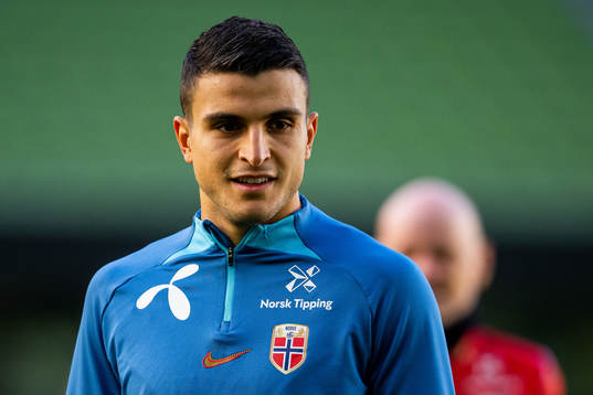 Mohamed Elyounoussi of the Norwegian national football team