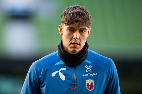 Jørgen Strand Larsen of the Norwegian national football