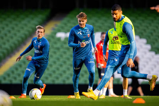 Martin Ødegaard of the Norwegian national football team