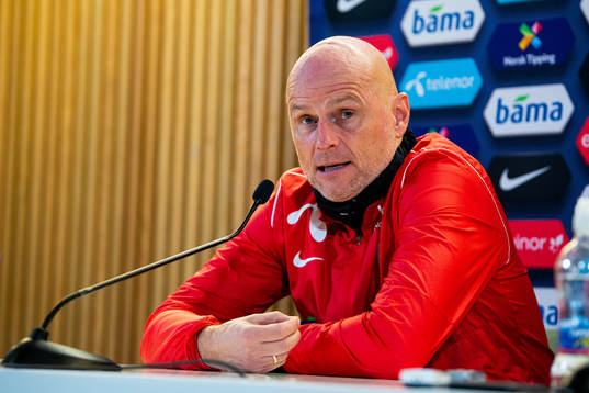 Ståle Solbakken, head coach of the Norwegian national