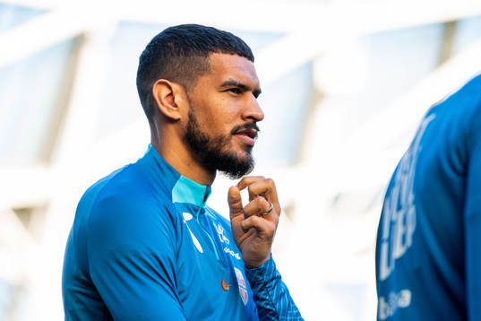 Ohi Omoijuanfo of the Norwegian national football team