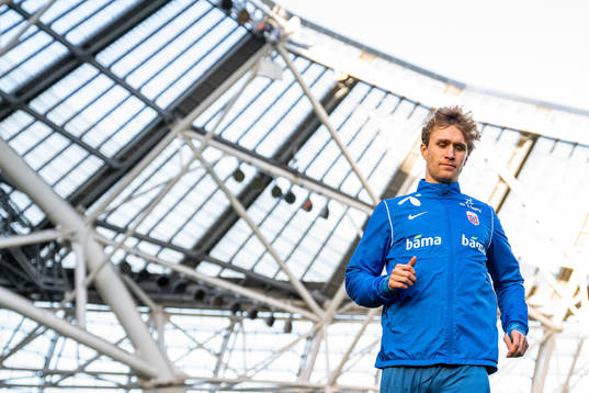 Ola Solbakken of the Norwegian national football team