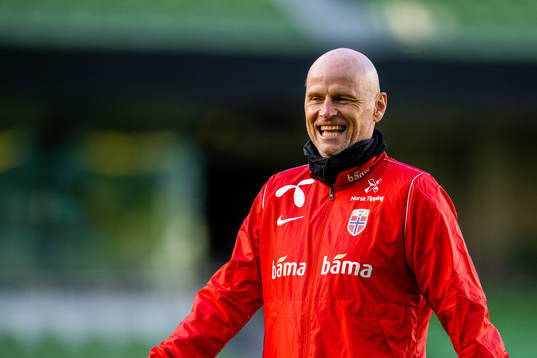 Ståle Solbakken, head coach of the Norwegian national