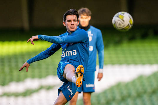 Hugo Vetlesen of the Norwegian national football team