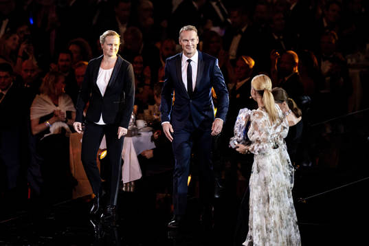Gunilla Andersson Stampes och Nicklas Lidström tilldelas
