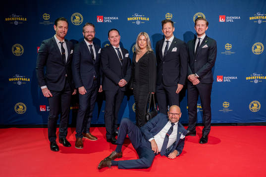 Besökare på röda mattan