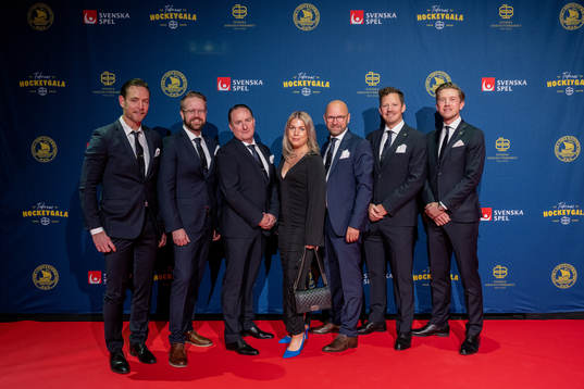 Besökare på röda mattan