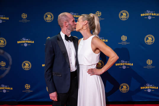 Nils Ekman och Danijela Rundqvist på röda mattan