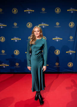 Ebba Årsjö på röda mattan