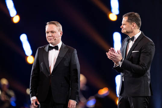 Anders Larsson och Patrik Hofbauer, VD Svenska Spel