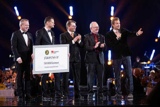 Anders Larsson och Patrik Hofbauer, VD Svenska Spel delar