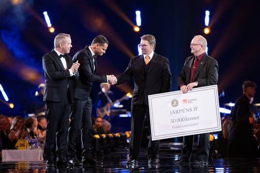 Anders Larsson och Patrik Hofbauer, VD Svenska Spel delar