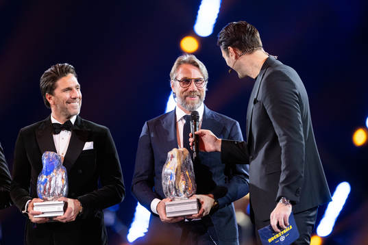 Tidernas Allstar team Henrik Lundqvist och Peter Forsberg