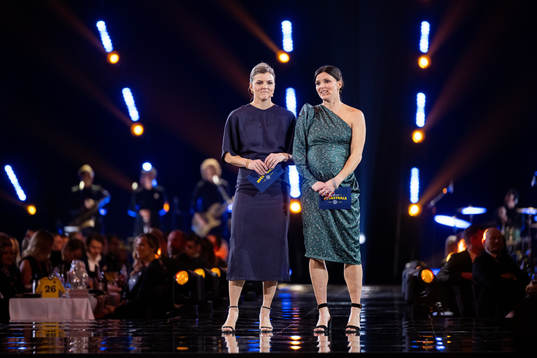 Jenny och Susanna Kallur, prisutdelare Tidernas målvakt