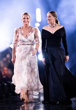 Kristin Kaspersen och Agneta Sjödin, programledare
