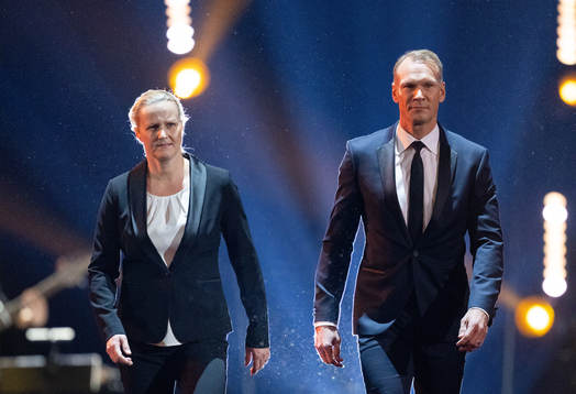 Gunilla Andersson Stampes och Nicklas Lidström tilldelas