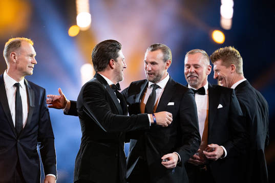 Henrik Lundqvist och Niklas Kronwall när Tre Kronor