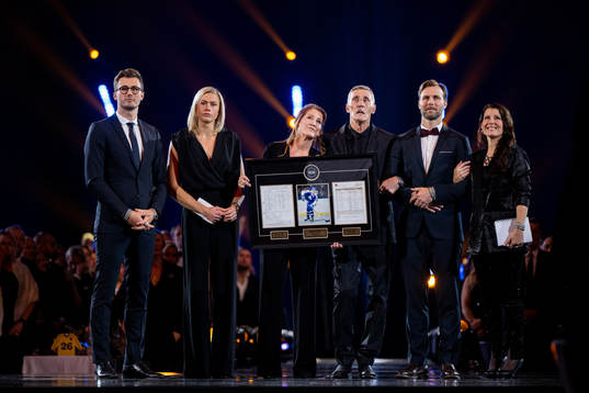 Rasmus, Bianca, Pia, Anders och Teresa Salming