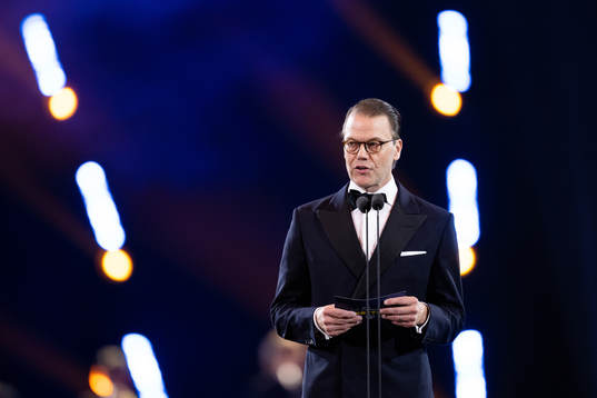 Prins Daniel, prisutdelare Tidernas Spelare