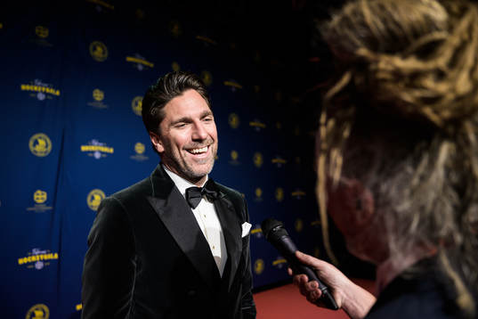 Henrik Lundqvist på röda mattan