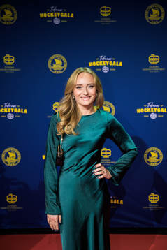 Ebba Årsjö på röda mattan
