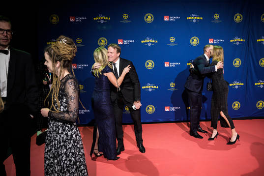 Johan Garpenlöv på röda mattan