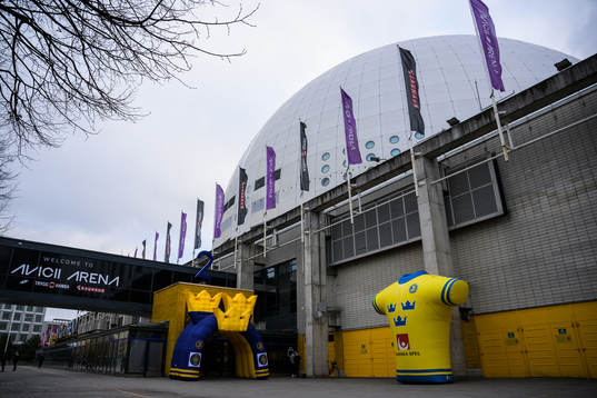 Exteriör av Avicii Arena