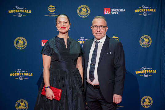 Besökare på röda mattan