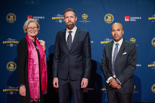 Besökare på röda mattan