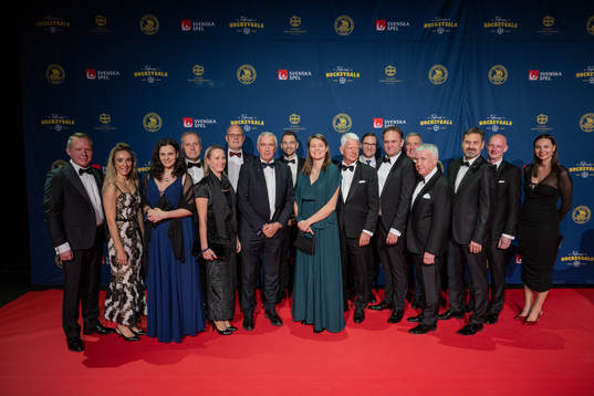 Besökare på röda mattan