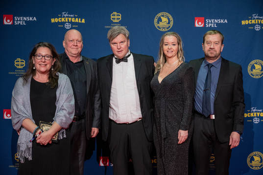 Besökare på röda mattan