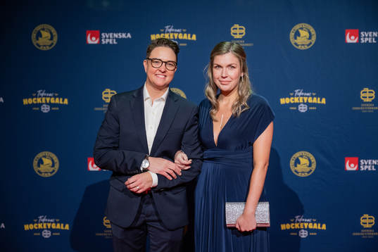 Besökare på röda mattan