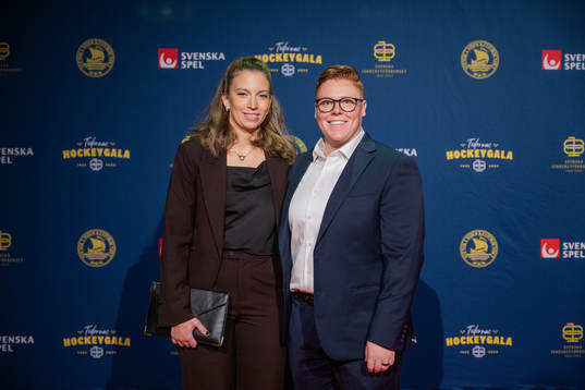 Besökare på röda mattan