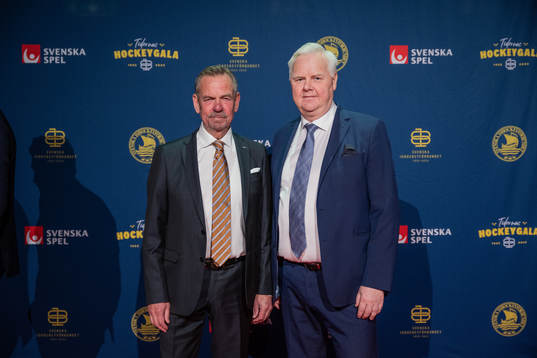 Besökare på röda mattan