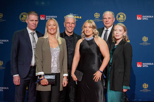 Besökare på röda mattan
