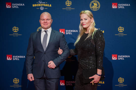 Besökare på röda mattan